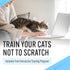 EBPP Stop The Scratch Cat Spray Deterrent, Non-Toxic, Safe for Plants and Furniture, Rosemary Oil