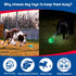 2PCS Premium Dog Treat Balls 3", Glow in The Dark Fetch Toys for Small/Medium/Large Dogs, Vanilla Flavor