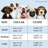 Soft Corduroy Dog Collar and Leash Set, Adjustable Cotton Collars with Metal Buckle for Small Dogs, Beige