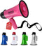 PYLE-PRO Portable Megaphone Speaker Siren Bullhorn - Compact, Battery Operated with 20 Watt Power, Microphone, 2 Modes,