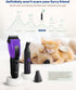 Trimmer 2 1) PAPMINI Dog & Cat Grooming Kit for Thick Coats, Heavy Duty Rechargeable with LED Display & Storage Bag