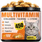 Cat Vitamin Treats with L-Lysine & Taurine 12 Essential Vitamins & 5