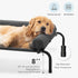 Cooling Elevated Dog Bed for Large Dogs, Portable Indoor Outdoor Raised Bed with Breathable Mesh, Chew Proof Hammock