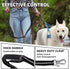 PUPTECK Heavy Duty Bungee Dog Leash for Medium & Large Dogs, No Pull Tactical Leash with Double Handles (Black)