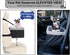 20lbs, Dog Car Seat for Small Pets Under Booster Seat with Metal Frame, Double-Layer Oxford Fabric, Safety Leash