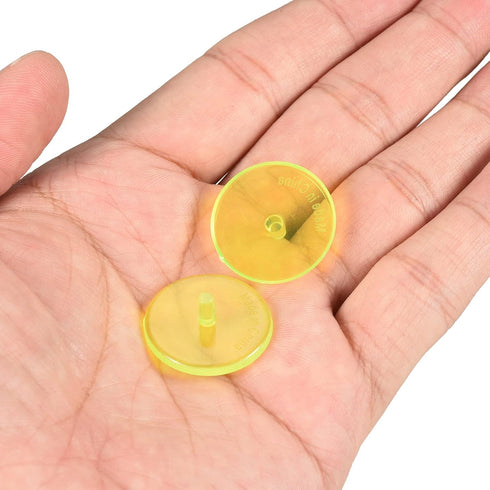PATIKIL Round Transparent Golf Ball Marker, Pack of Marking Tool for Golf Sport Accessory