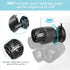 AQQA Aquarium Wave Maker, 3W/5W/10W/15W Suction Cup Fish Tank Pump, Ultra Quiet Submersible Circulation