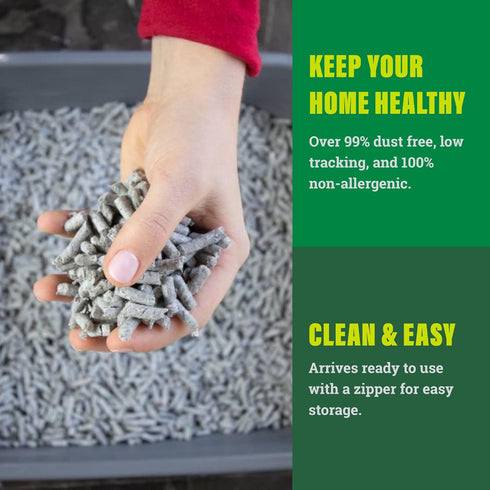Fresh News Recycled Paper Original Pellet Cat Litter, 12 Pound