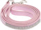Sparkly Dog Leash with Rhinestones - PU Leather Training Leash for Small Dogs, Sparkly Studded Walking Chain