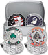Golf Ball Markers with Hat Clips and Storage Box, Value Set for Men and Women Golfers