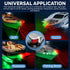 Poiini LED,IP65 Resistant,12V-Compatible Sailboats,Fishing 1 Pack) Boat Navigation Lights,Red and Green Marine Water