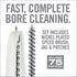 Real Avid Gun Cleaning Set, Bore Brush & Patches, All in One Jag Kit with Premium Gun Brush for Cleaning
