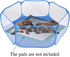 RYPET Guinea Pig Playpen - Breathable & Transparent Pet Playpen for Outdoor/Indoor Exercise Fence