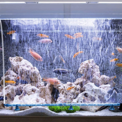 Quickun 28 Inch Aquarium Air Stone Bubble Wall Tube, Oxygen Diffuser Bar Accessory, 1PCS for Fish Tank
