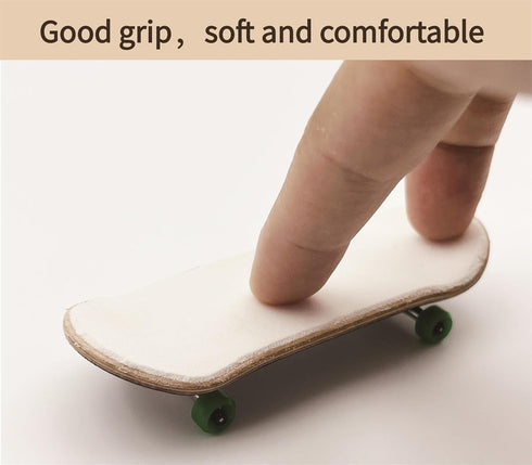 RACOFSB 40mmX110mm (16pcs 8pcs Fingerboard Foam Grip Tape, Finger Skateboard Griptape Black White)