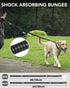 Joytale Tactical Dog Leash - Heavy Duty 4-6FT Shock Absorbing Bungee with 2 Padded Handles, Black