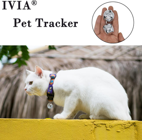 Large Handmade Metal Dog Bells - Collar Loud Bells for Pet Tracker & Training (Silver)