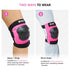 Skating Protective Gear for Kids, Knee Pads and Elbow Pads Set, Bike Wrist Guards for Roller Skating