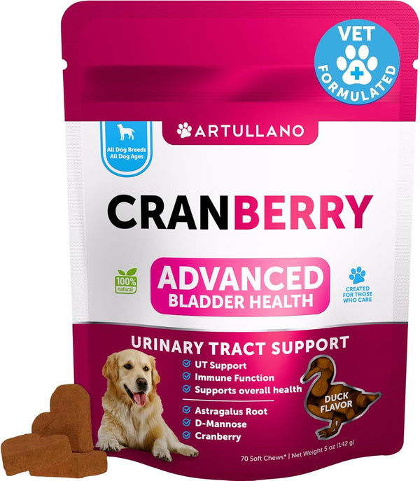 Dog UT Treats - Cranberry Chews for Dogs - Urinary Tract &