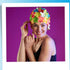 Sporti Flower Swim Cap for Women - Stylish Heavy-Duty Rubber Hair Protection for Water Enthusiasts