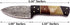 Handmade Damascus Steel Knife – Fixed Blade Dagger for Hunting, Survival, Camping – Full Tang Bone Handle with Sheath