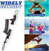 Scuba Diving Lanyard, Heavy Duty Stainless Steel Spring Coiled with Quick Release Buckle and Dive Flag Webbing Strap