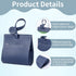 Holders,2Pack Dog Poop Bag Cute Purses Style Mini Lady Handbags Doggie Waste Bag Dispensers Soft Artificial Leather Pet