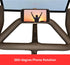Phone Holder Compatible with Peloton Bike & Bike Plus, Secure Fit, 360 Degree Rotation for Stationary Bikes
