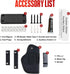 Magnetic Gun Mount Holsters for Car,Truck,Desk,Wall.Gun Holder,Concealed Gun Magnet for Vehicle,Fits Glock,M&P Shield