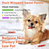MON2SUN 25 oz Dog Treats, Duck Wrapped Sweet Potato, High Protein, Low Fat, No Rawhide, Soft and Chewy Training Snacks