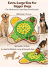 28.3''x28.3'' HOPET Snuffle Mat for Dogs Large Breed, Interactive Puzzle Dog Food Mat, Easy to Clean, Durable, Mental