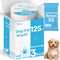 Unscented Dog Ear Wipes | Natural Cleaning Puppy Ear Wipes for Dogs | Remove Dirt Wax Itch Odor | 125 XL Pcs