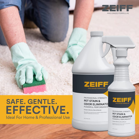 Pet Stain and Odor Remover - Enzyme Cleaner for Tough Stains, Carpet Stain Remover for Dog Urine and Cat Pee