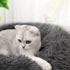 Nisrada Cat Beds for Indoor Cats, 15.7 Inch Dog Bed for Small Medium Large Dogs, Washable Round Pet Bed