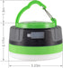 LIT-PaTH LED Camping Lantern - Rechargeable Light with Magnet Base, 2200 mAh, Medium Green, 1 Pack for Emergencies