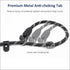 WePet 6 ft Dog Training Slip Leash: No Pull, Durable Reflective Lead, Comfortable Handle, 3/8 inch Diameter, Black/White