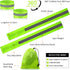 Reflective Running Gear Set - 2 Pieces LED Safety Lights and 4 Reflective Bands for Wrist, Arm, Ankle, Leg