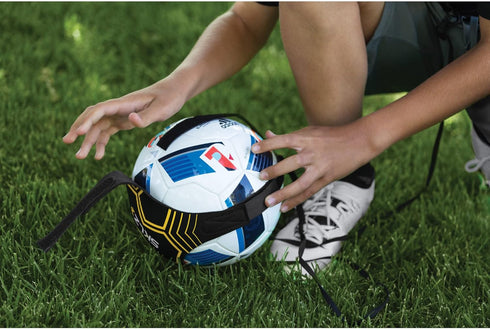 SKLZ Star-Kick Adjustable Hands-Free Solo Soccer Trainer - Fits Ball Sizes 3, 4, and 5