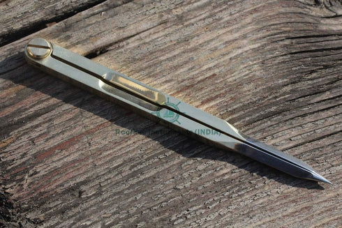 Nautical Brass Navigation Divider, Straight Navigation Divider (Small) for Maritime & Naval, Antique Geometry Drafting