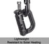 XTACER Tactical Multipurpose Small D-Ring Locking Hook for Molle Webbing (Set of 10)