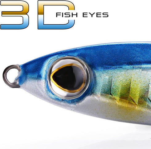Sougayilang Fishing Lures Jigs Sinking Metal Spoons Micro Jigging Bait
