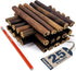 ValueBull USA Collagen Sticks - Premium Beef Dog Chews, Medium 6 Inch, 25 Count, Rawhide-Free, Healthy for Joints