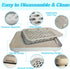 Chinchilla kathson Rabbit Litter Box, Bunny Potty Trainer Tray Guinea Pig Litter Box with Grid, Small Animal Toilet