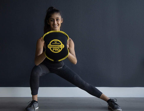 Hyperwear SandBell PRO Workout Sandbag Kettlebell Pre-Filled Sizes 6-70 lbs