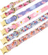 Beirui Cute Girl Dog Collar and Leash Set, Floral Collar with Flower for Small, Medium, Large Dogs, XS: Neck 8-12",