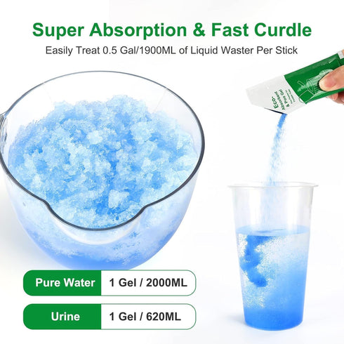 Poo Gel for Portable Toilet, Poo Gel for Camping Toilet, Poo Deodorizing Treatment Portable for car Camping Camping