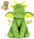 Squeaky Plush Dog Toy with Crinkle Paper, Durable Chew Toys for Small, Medium, and Large Dogs