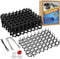 Ley's 12 Pack Cat Deterrent Mat, 6 x 8 in Scat Mat with Spikes, Keep Cats Away from Plants & Furniture