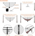 Hammock Net Camping Mosquito Net, Polyester Netting for 360 Degree Protection, Double Sided Zipper for Easy Access