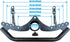 KORIKAHM Home Gym Fitness Spreader Bar Multi-Grip Wide Lat Pull Down Bar for Cable Pulley System